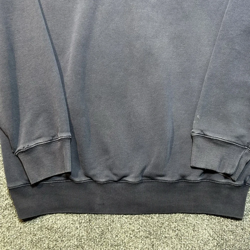 VTG 90s Polo Ralph Lauren Crewneck Sweatshirt Classic Dark Blue Distressed XL